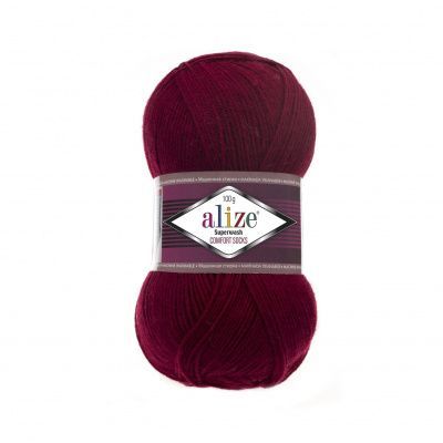 ALIZE SUPERWASH COMFORT SOCKS ( 057 ) 75% SW Шерсть 25% Полиамид 100 г/420 м